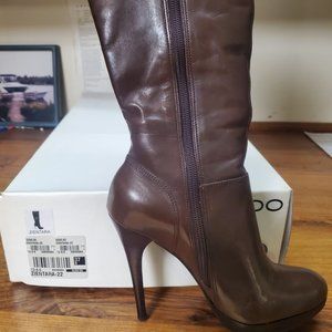 Aldo Zientara Brown platform knee high boots - size 37/ 7